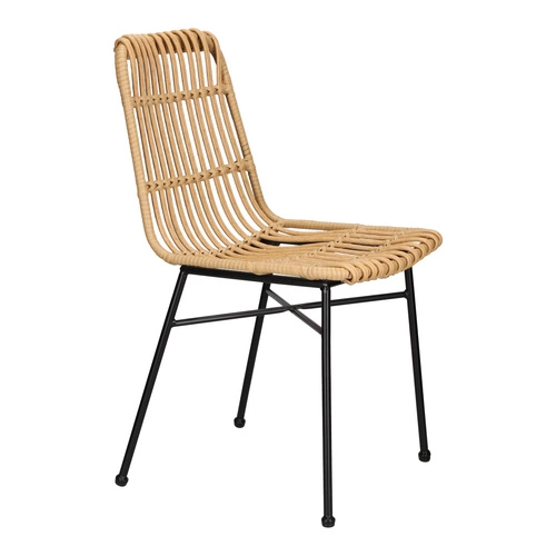 Sada 4 zahradních židlí Surabaya z technoratanu boho do jídelny i na terasu přírodní Intesi