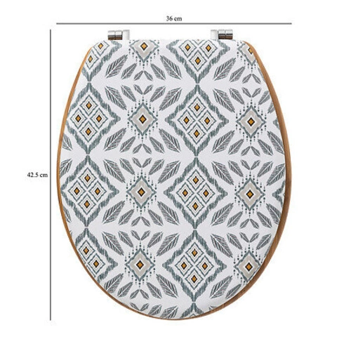 Černé WC sedátko Hapache moderní