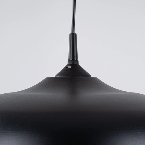 Závěsné svítidlo GINA černé moderní do obýváku kuchyně nebo jídelny kovové 38 cm