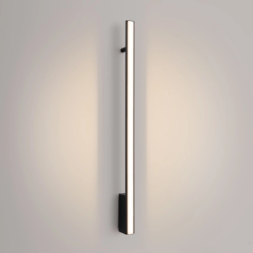 Nástěnné LED svítidlo LAGOM 90 černé moderní hliníkové do obýváku a ložnice Thoro