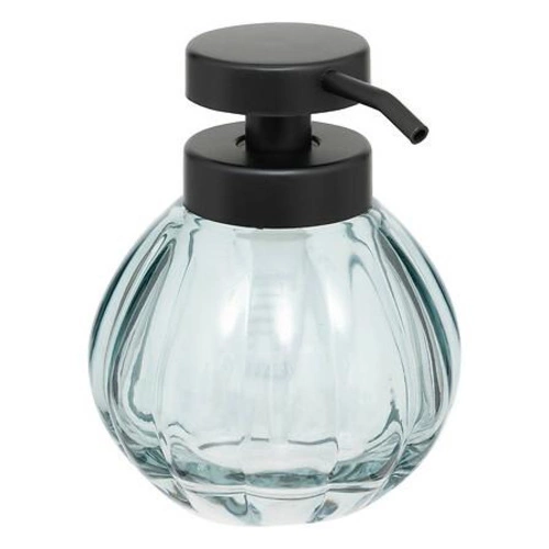 Skleněný modrý dávkovač mýdla 5five simply smart moderní do koupelny nebo kuchyně