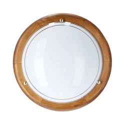 Stropní svítidlo kulaté Candellux 1030 dub sklo do obýváku a kuchyně 30 cm