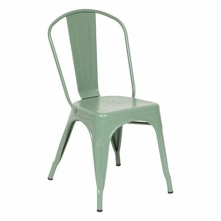 Židle Paris Edge kovová oliva