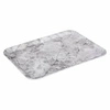 dekorativní obdélníkový podnos bílý mramor glamour na servírování 43x33 cm
