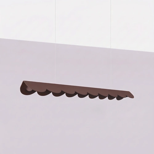 Závěsné svítidlo BISCUIT 100 LED hnědé nastavitelné nad ostrůvek
