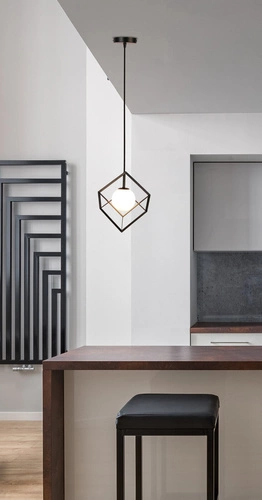 Závěsné svítidlo Weert 150 černé moderní nad jídelní stůl a do obýváku Ledea