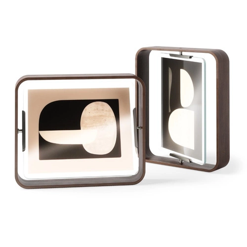 Dřevěný fotorámeček 20x25 ořechový stojací Bellwood Umbra moderní dekorativní