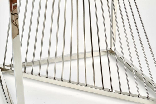 Konferenční stolek Infinity S čtvercový kouřové sklo moderní chrom do obýváku Intesi