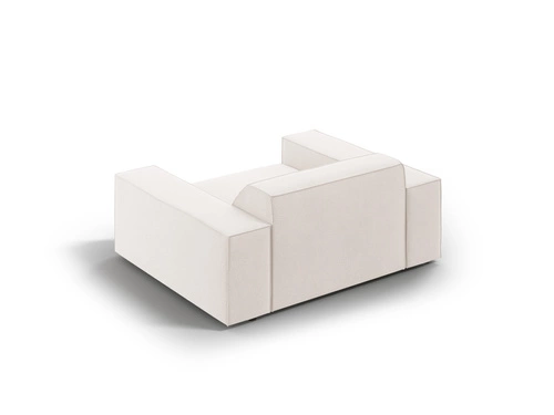 Křeslo Jodie Světle béžová strukturovaná látka