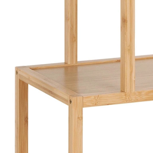 Bambusová knihovna Moso Actona 3 police přírodní do obýváku ve skandinávském stylu