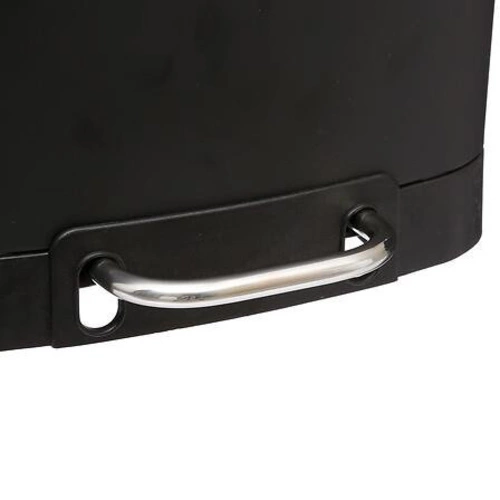 Kuchyňský odpadkový koš Ariane 6l černý kovový s pedálem moderní 5five