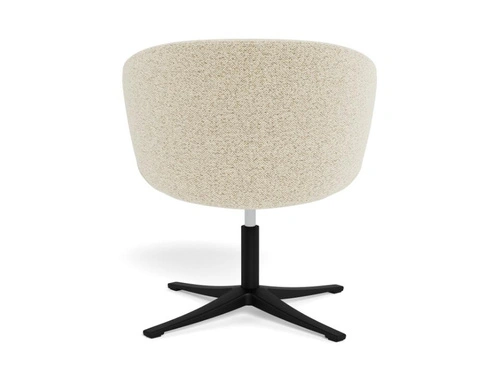 Křeslo Ella otočné béžové moderní do obýváku a jídelny