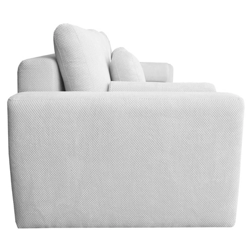 Rozkládací pohovka Dores 3místná s úložným prostorem a funkcí spaní šedá do obýváku