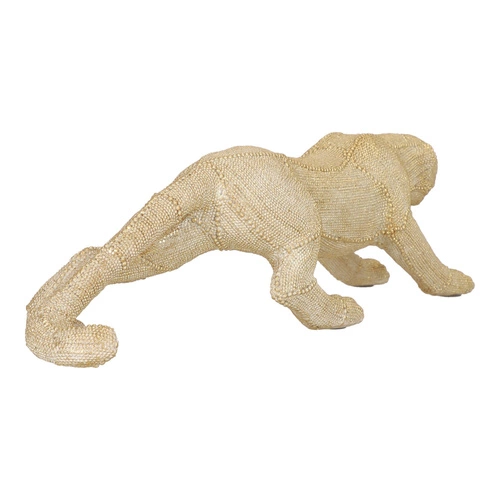 Dekorační soška zlatá pantera 15 cm Atmosphera glamour na komodu do obýváku