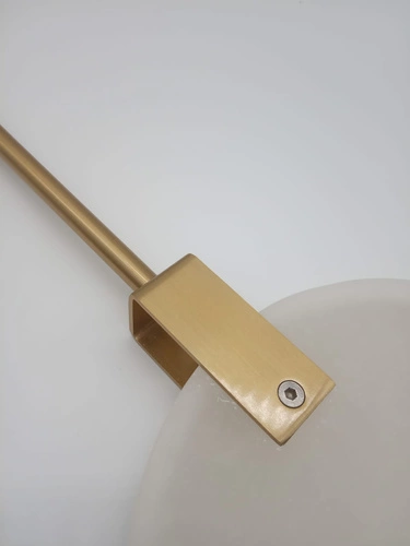 Závěsné svítidlo MARBLE 30 cm LED mosazná