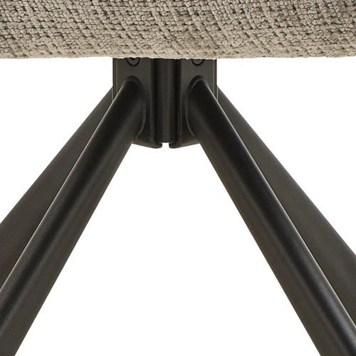 Actona Graham otočná čalouněná šedá židle do jídelny a obýváku