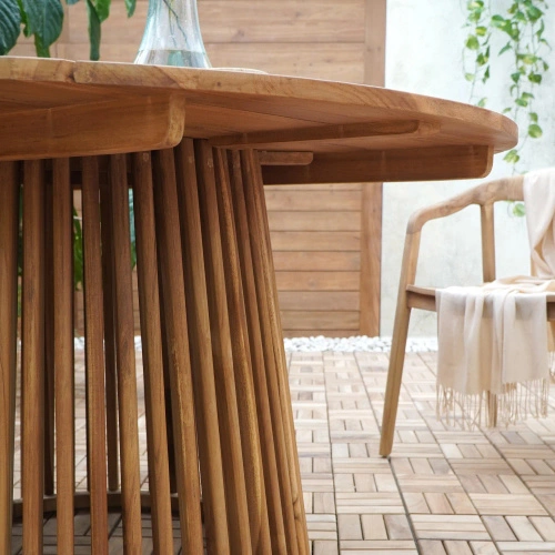 Stůl Lorca 120 cm teak přírodní