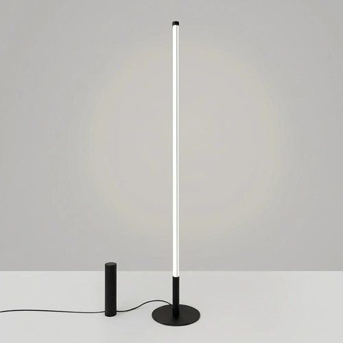 Stojací lampa do obývacího pokoje TRANG černá moderní LED 150 cm