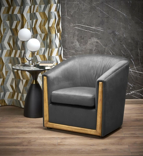 Volnočasové křeslo Dasman šedé