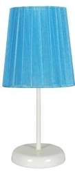 Noční lampička Rifasa modrá moderní s kovovým stínidlem CANDELLUX 32 cm