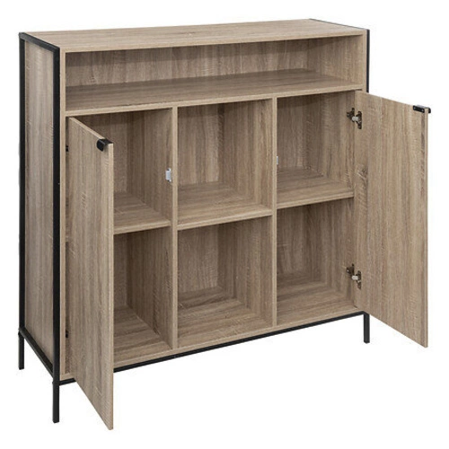 Komoda Aliaj 114 cm moderní s vysokými nohami dub do obýváku a ložnice 5five