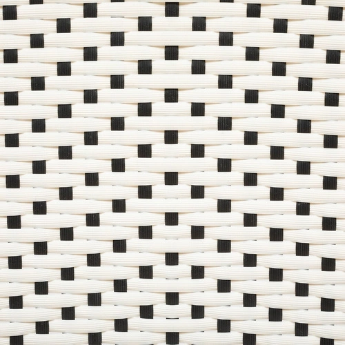 Jídelní židle Trecia Atmosphera ratanová a polyetylenová bílá stohovatelná etno styl