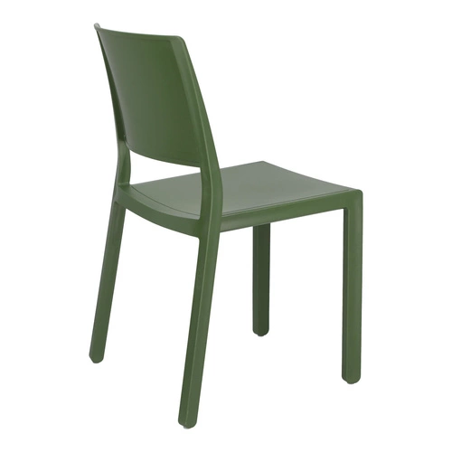 Zahradní židle Kate zelená z plastu SCAB Design, stohovatelná, snadné čištění
