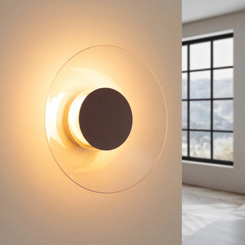 Nástěnné LED svítidlo ASTRO hnědé moderní do obývacího pokoje 28 cm