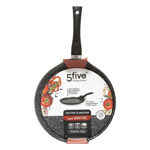 Hliníková lívaneční pánev kovaná 28 cm černá