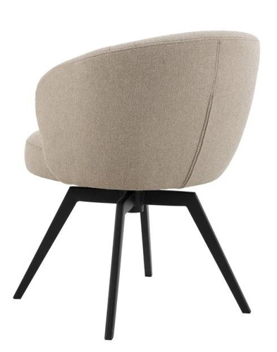 Otočená čalouněná židle Darlene Actona béžová moderní do jídelny a obýváku