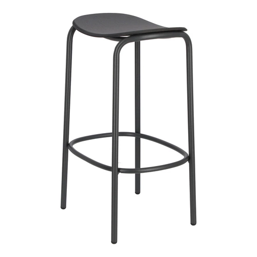 Moderní černá dřevěná barová židle Trick do kuchyně a jídelny 65 cm SCAB Design