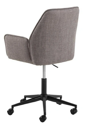 Kancelářská židle Glenda pohodlná otočná čalouněná šedá k psacímu stolu