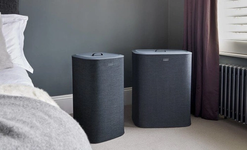 Joseph Joseph Tota moderní dvoukomorový koš na prádlo 60 l s víkem do koupelny černý