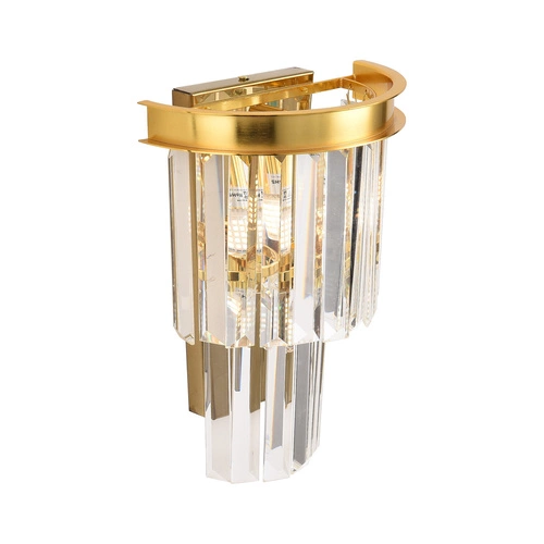 Nástěnné svítidlo glamour SPLENDORE Step into Design zlaté 20 cm do obýváku a ložnice