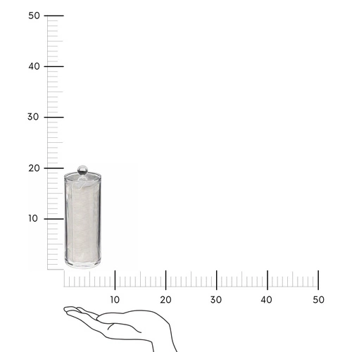 Držák vatových tamponů Selena průhledný