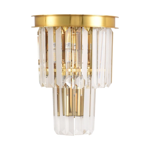 Nástěnné svítidlo glamour SPLENDORE Step into Design zlaté 20 cm do obýváku a ložnice