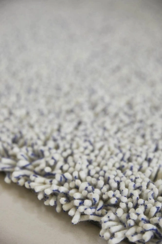 Vlněný koberec Trace Cut midnight blue 250x350 moderní do obýváku snadno čistitelný