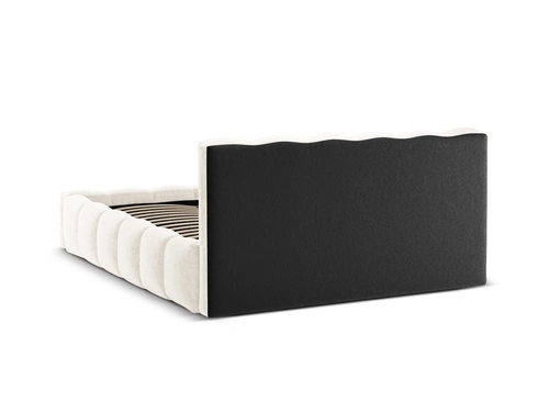 Čalouněná postel Lupine 160x200 béžová s úložným prostorem moderní do ložnice Micadoni Home