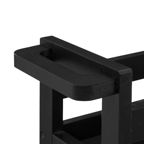 Vozeček na kolečkách Colors 3-úrovňový černý