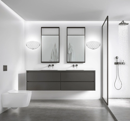 Stropní svítidlo River bílé skleněné moderní do obýváku a jídelny CANDELLUX 30 cm