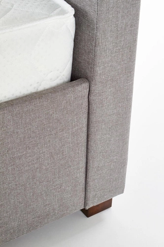 Čalouněná postel Diana 160x200 do ložnice se zásuvkami a úložným prostorem šedá moderní