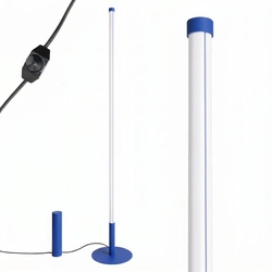 TRANG moderní stojací lampa do obývacího pokoje LED ultramarínová 3000K