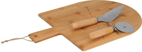 Bambusová sada na krájení pizzy