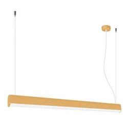 Závěsné svítidlo FARGE zlaté LED moderní nastavitelné nad stůl nebo ostrůvek 120 cm