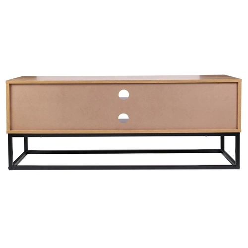 TV stolek Abbott dub černý 117 cm skandinávský do obývacího pokoje moderní Intesi