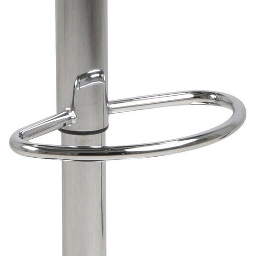 Barová židle Grace moderní s opěrkou otočná výškově nastavitelná bílá/černá do kuchyně a k ostrůvku Actona