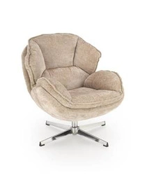 Odpočinkové křeslo Offred béžové do obýváku moderní s područkami látka Intesi