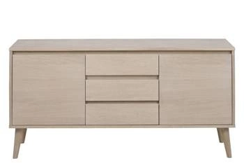 Dřevěná komoda Nagano 150 cm moderní se zásuvkami do obýváku nebo ložnice Actona
