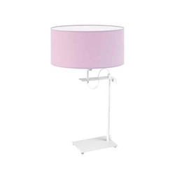 Noční lampička Alaska moderní s fialovým stínidlem do ložnice a obýváku 55 cm