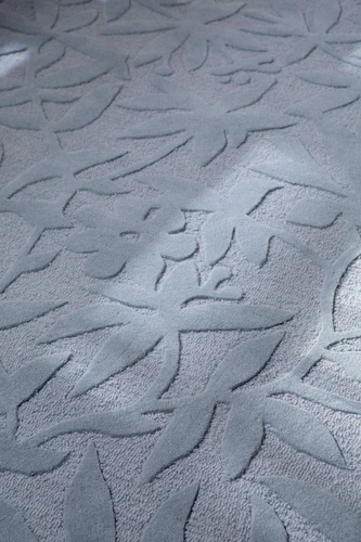 Vlněný koberec Cleavers Seaspray 170x240 modrý moderní do obýváku a ložnice